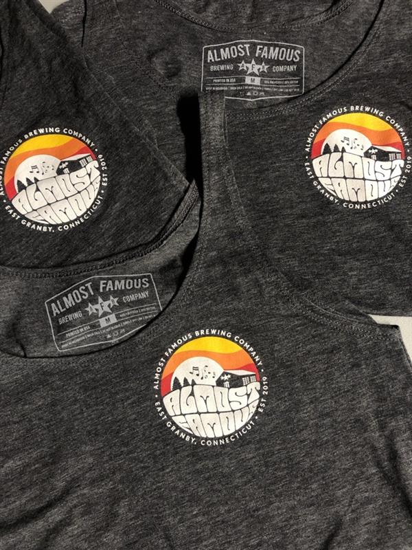 Screen Printed Women's Tank Tops with custom neck tags.